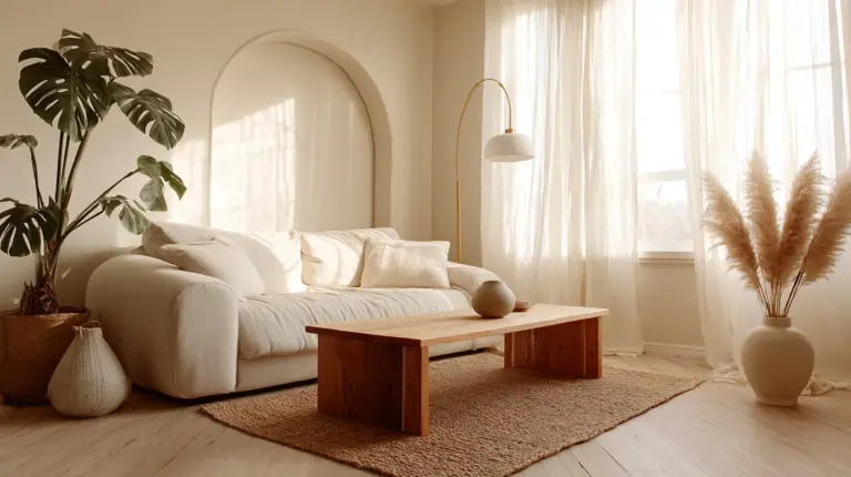 Serene Japandi Living Room