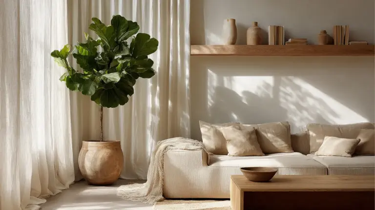 Serene Japandi Living Room
