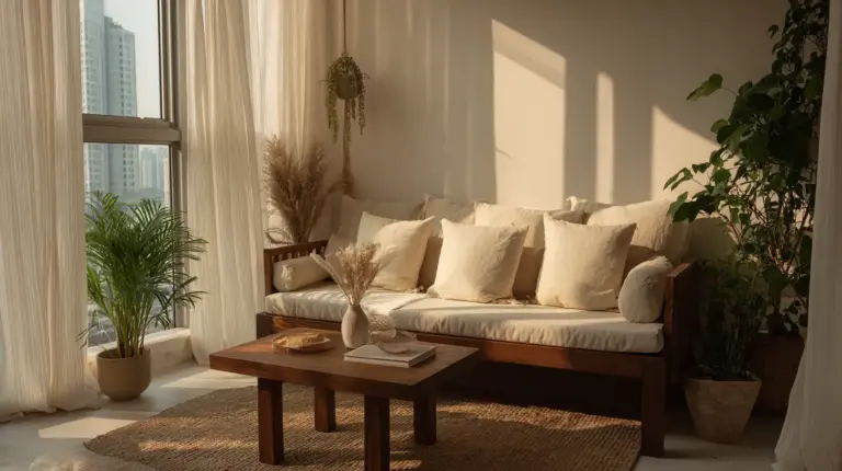 Serene Japandi Living Room