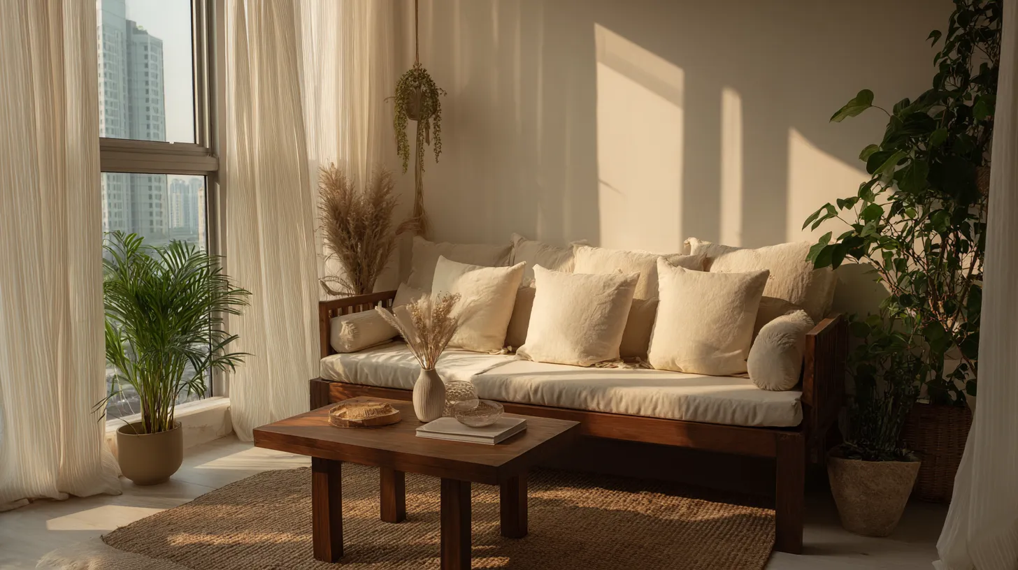 Serene Japandi Living Room