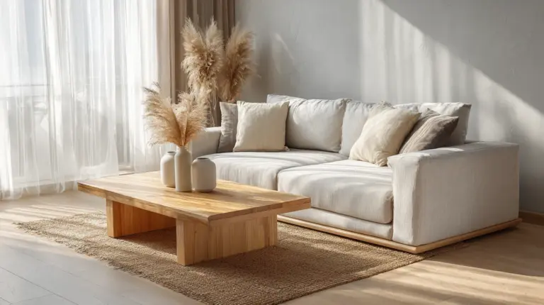 Serene Japandi Living Room Hero