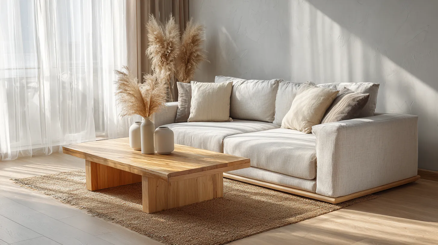 Serene Japandi Living Room Hero