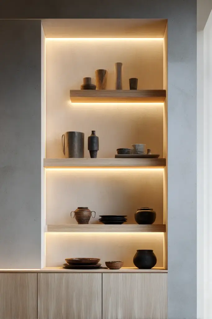 Smart Lighting Japandi Integration
