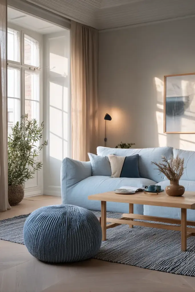 Soft Blue Japandi