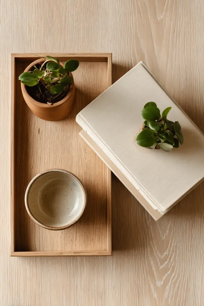 Styled Japandi Coffee Table