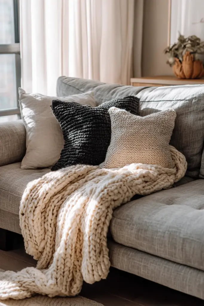 Styled Sofa with Layers
