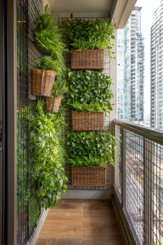 Vertical Garden Balcony Integration