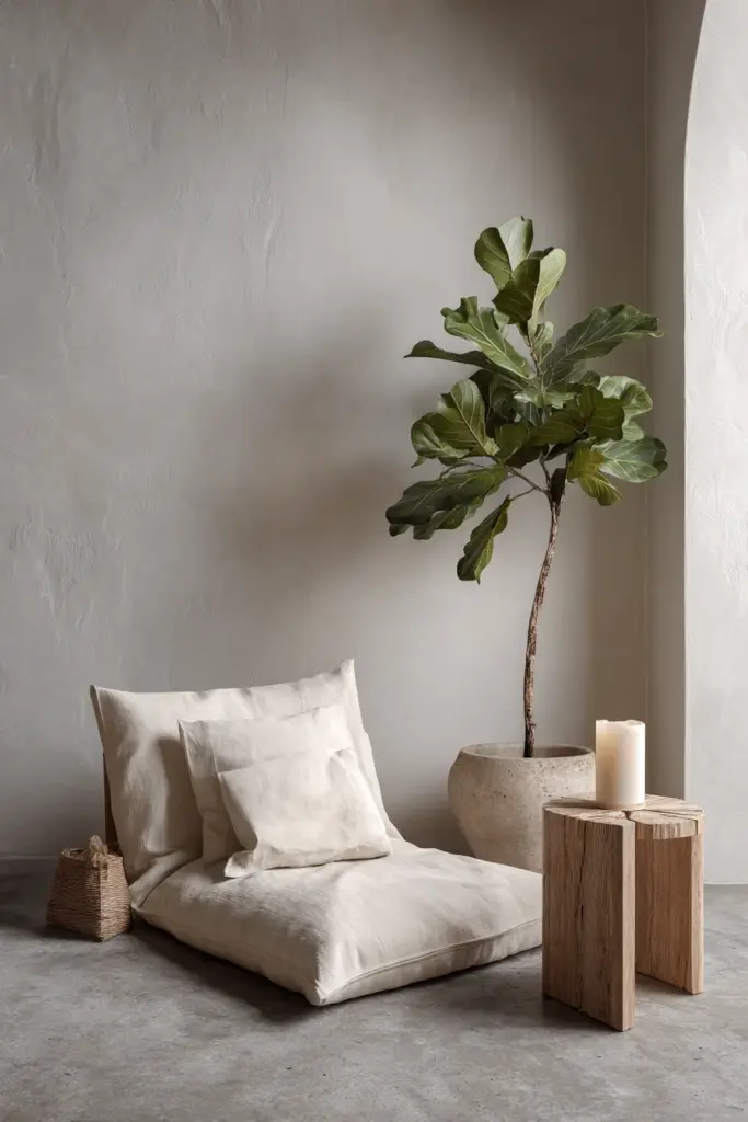 Wabi-Sabi Living Room Corner