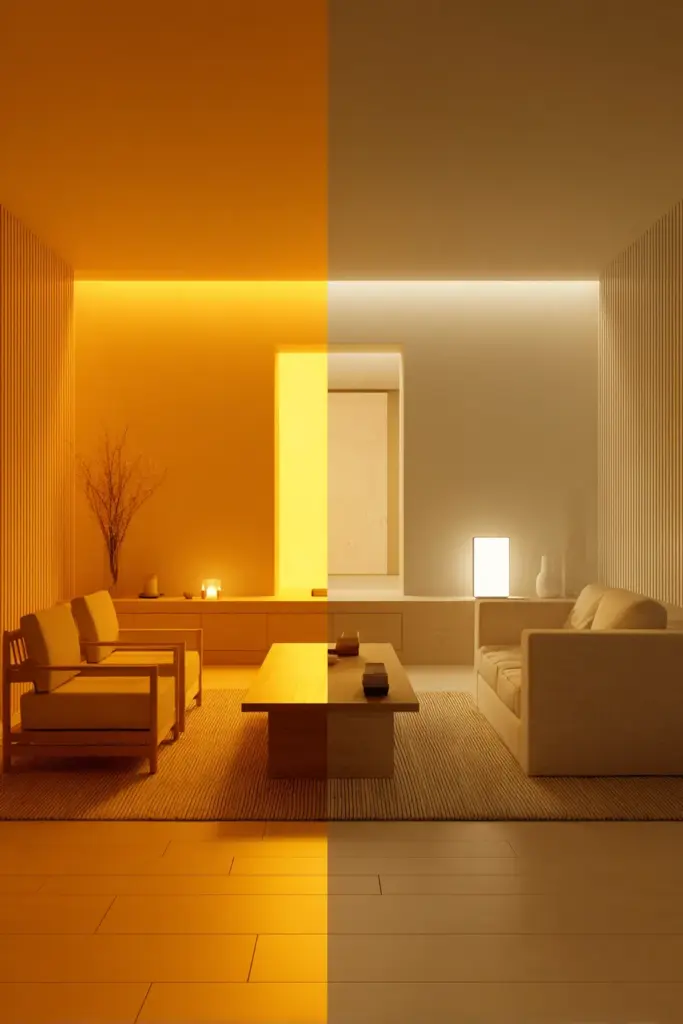 Warm LED Light Temperature Comparison