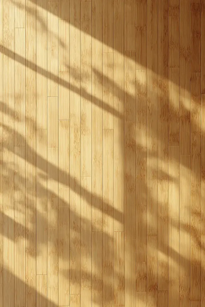 Bamboo Floor Sealed Natural Finish