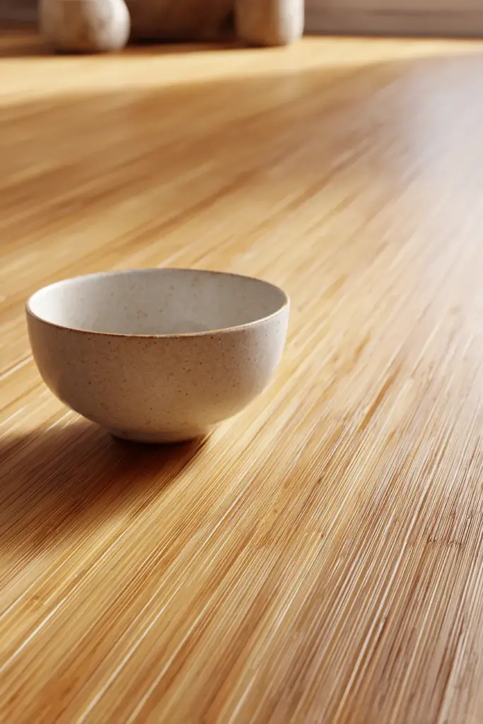 Bamboo Flooring Close-Up
