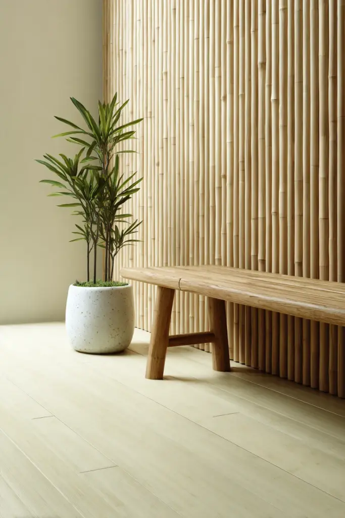 Bamboo Flooring Japandi Style