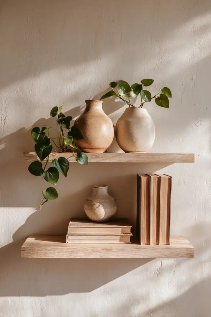 Command Strip Floating Shelves Styling