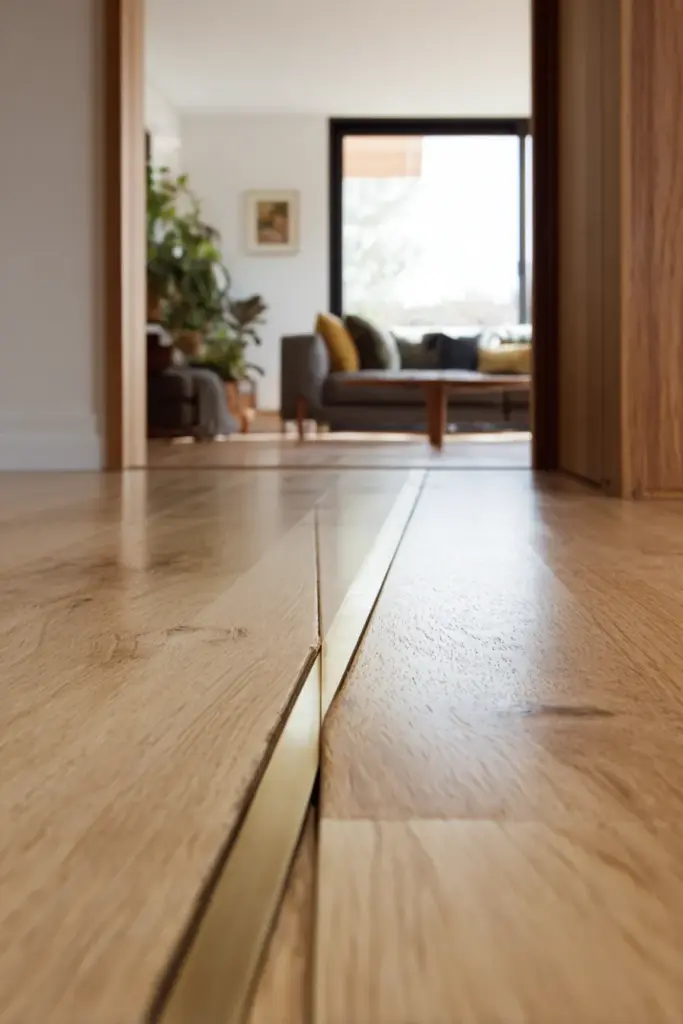 Concrete and Wood Floor Transition