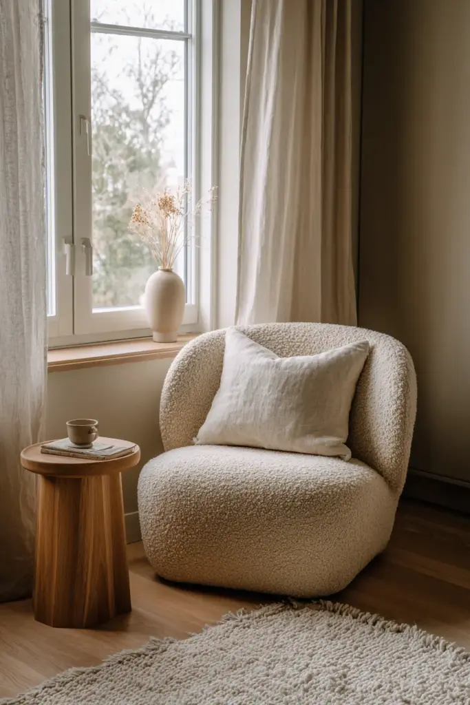 Cozy Reading Nook Textures