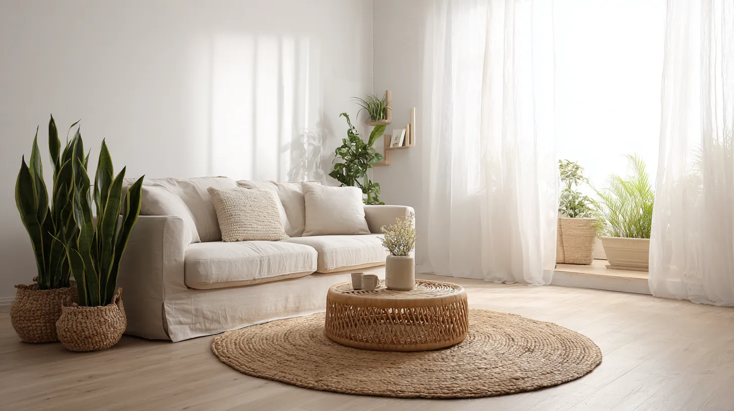Cozy Small Japandi Living Room
