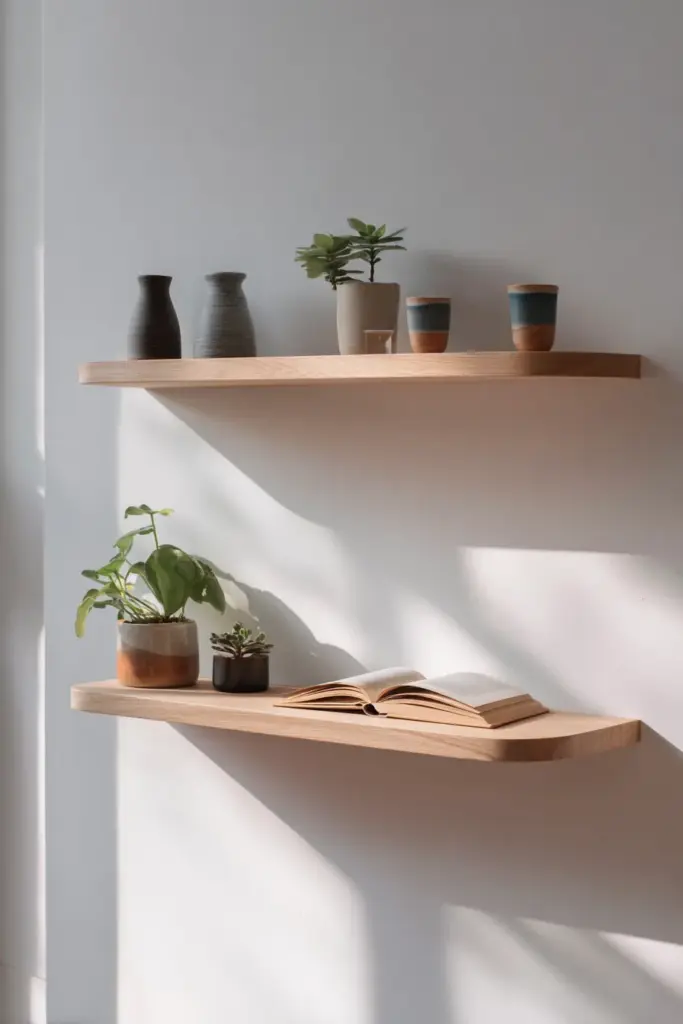 DIY Floating Shelf Styling