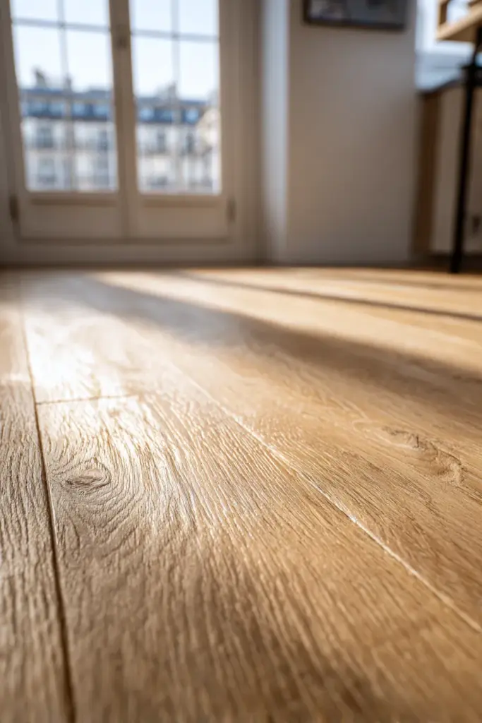 Engineered Oak UFH Floor Close-Up