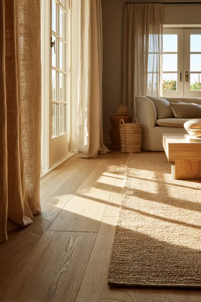 FSC-Certified Light Oak Hardwood Floor