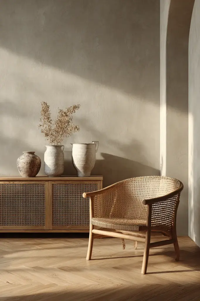 Floor-to-Wall Tonal Matching Detail
