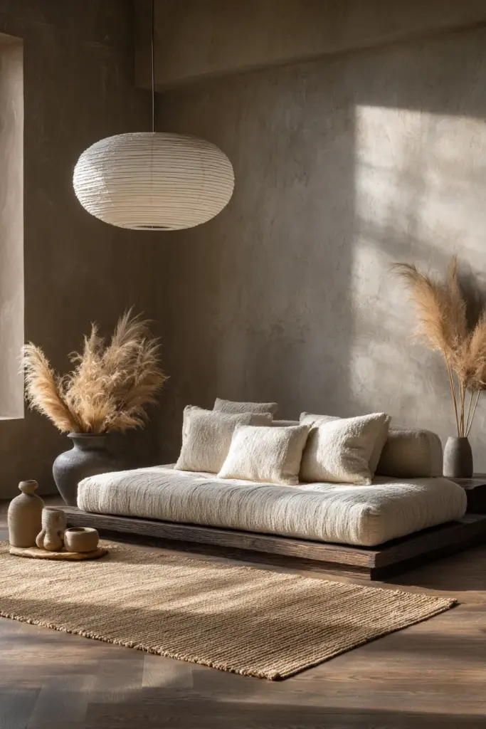 Full Japandi Living Room Composition