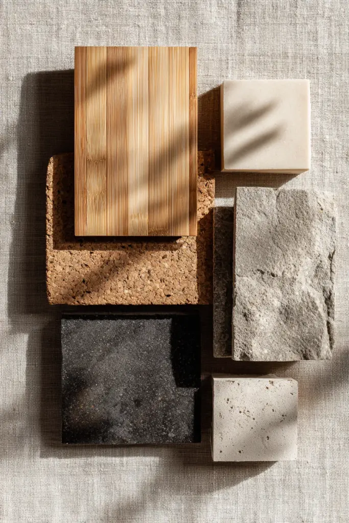 Japandi Floor Color Palette Mood