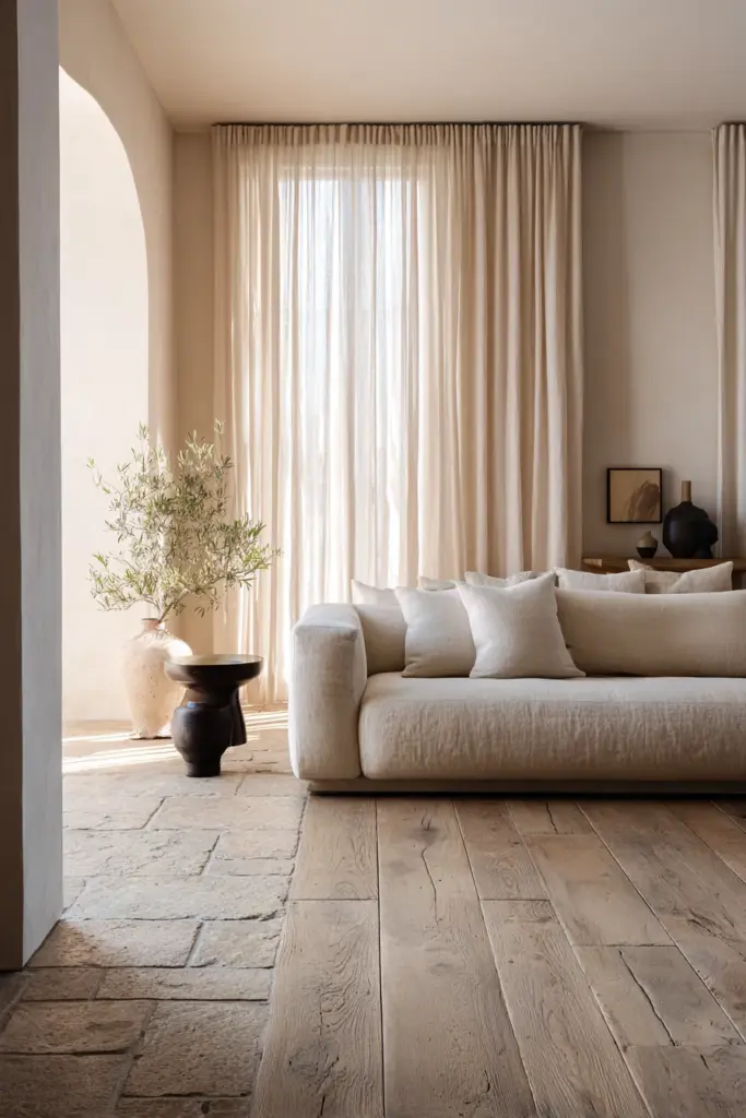 Japandi Floor Zoning — Seating Area