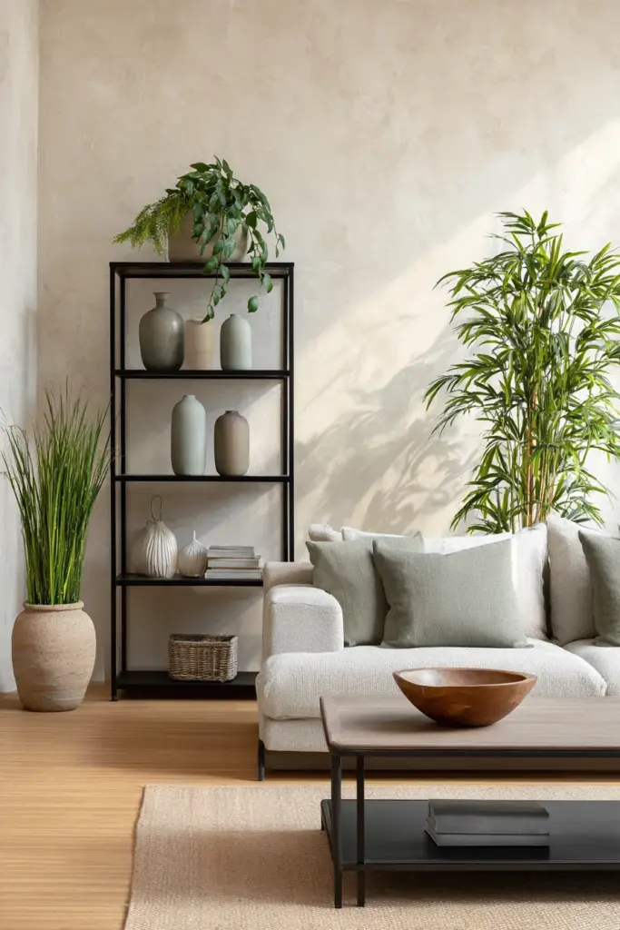 Japandi Living Room Color Palette