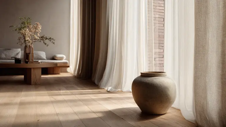 Japandi Living Room Floor Overview