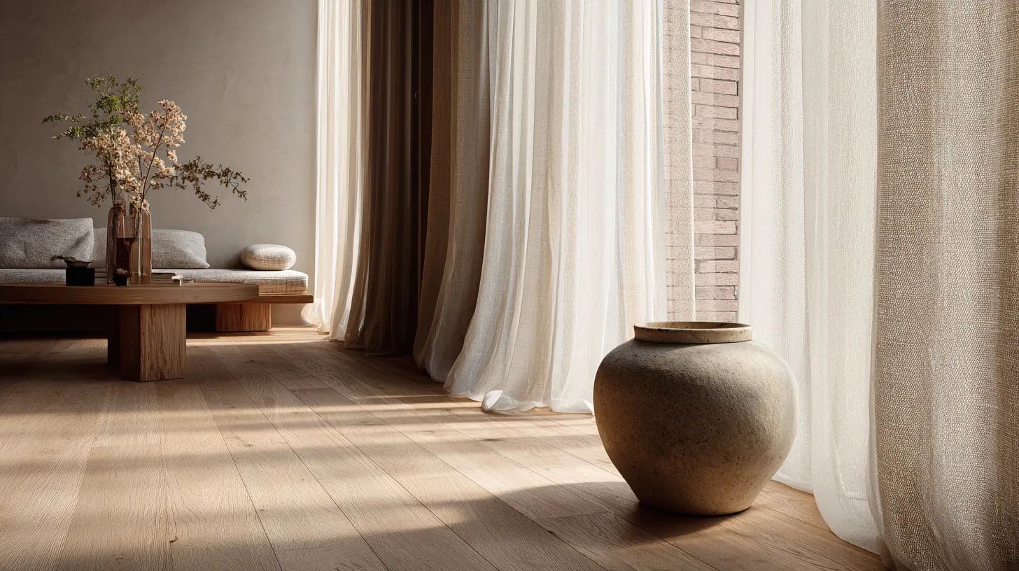 Japandi Living Room Floor Overview