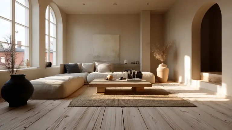 Japandi Living Room Flooring – Featured Hero