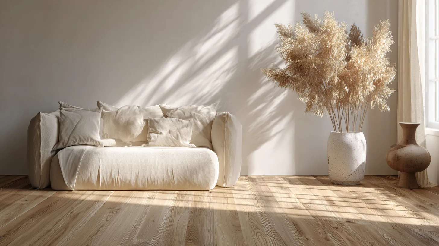 Japandi Living Room Flooring — Featured Hero