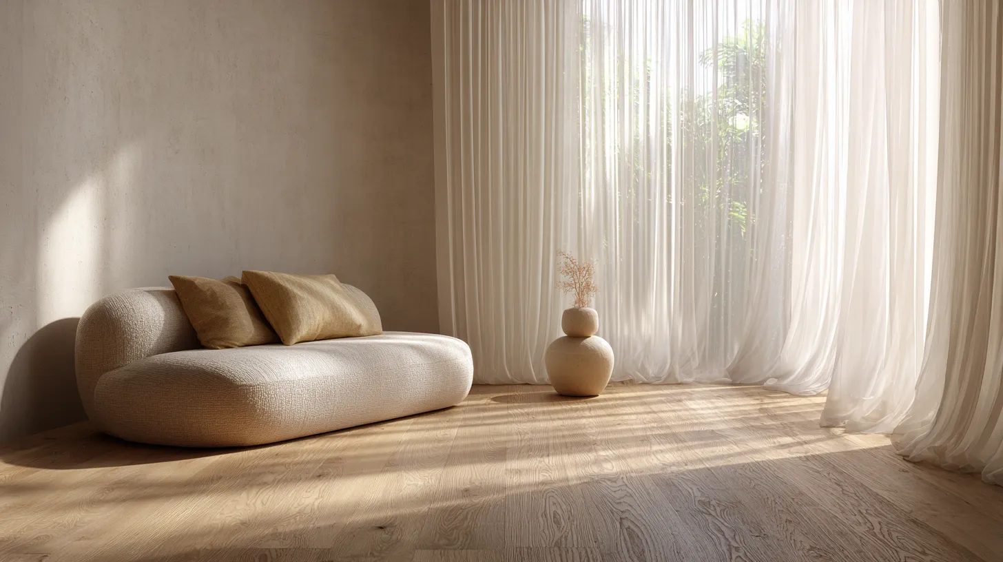 Japandi Pet-Friendly Living Room