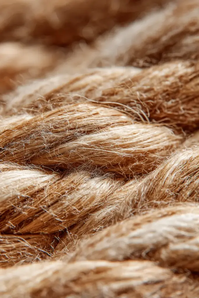 Jute Rug Texture Close-Up