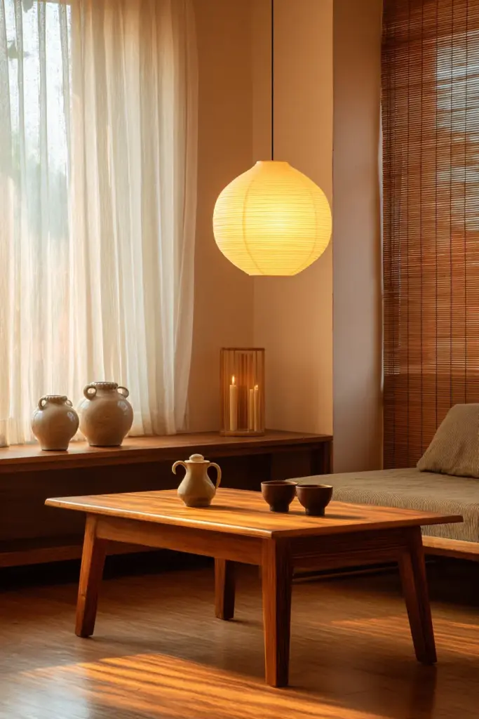 Layered Lighting in Compact Room