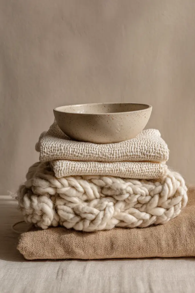 Layered Neutral Textiles