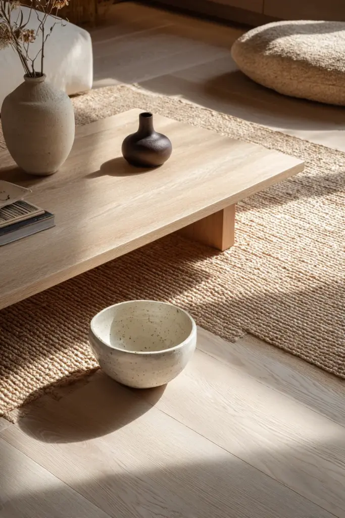 Light Oak and Ash Wood Flooring