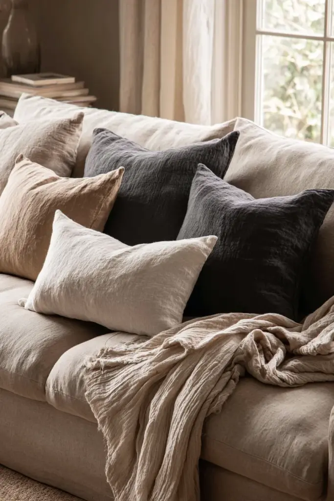 Linen Textures Layered