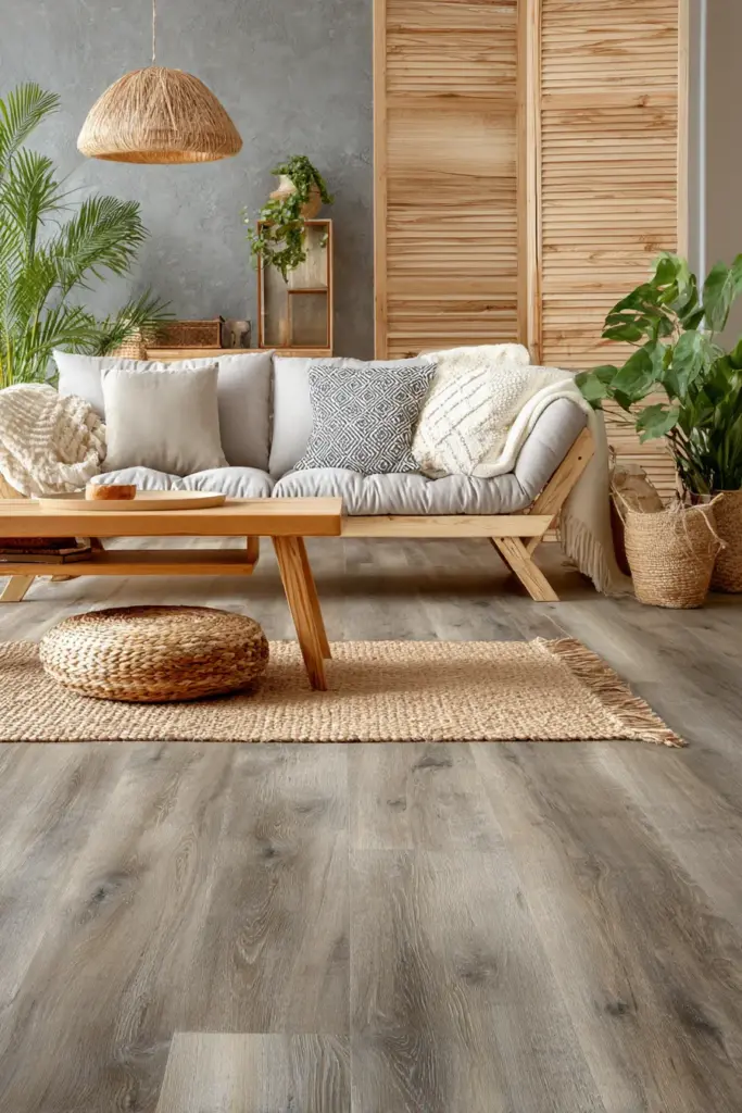 Luxury Vinyl Plank Japandi Look