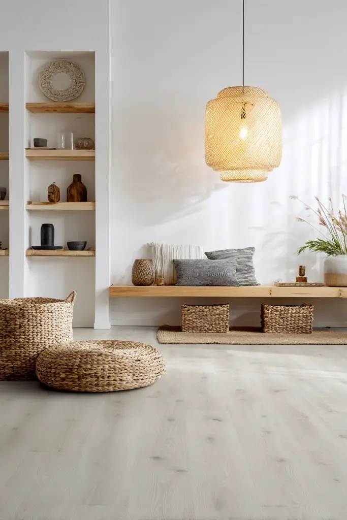 Luxury Vinyl Plank — Budget Japandi Floor