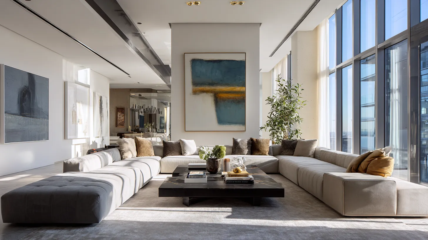 Modern Living Room Interior Design Concept
