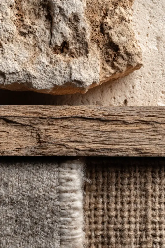 Natural Materials Close-Up