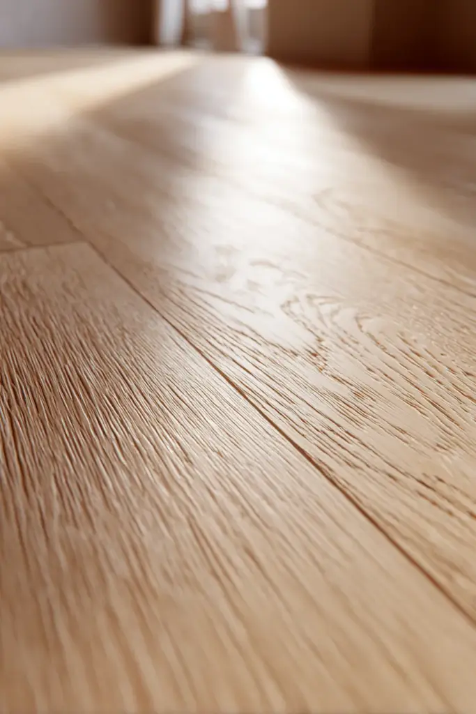 Natural Wood Flooring Close-Up Texture