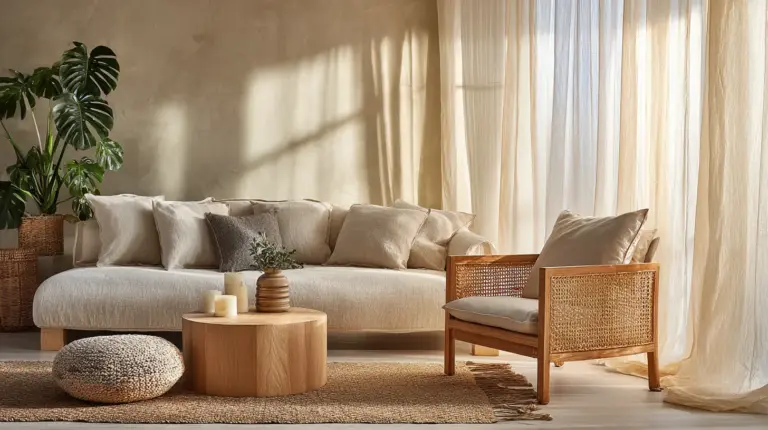 Serene Japandi Living Room