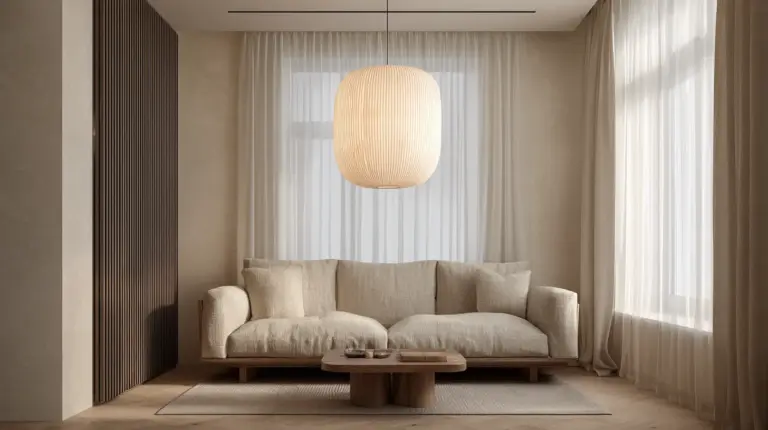 Smart Japandi Living Room Overview