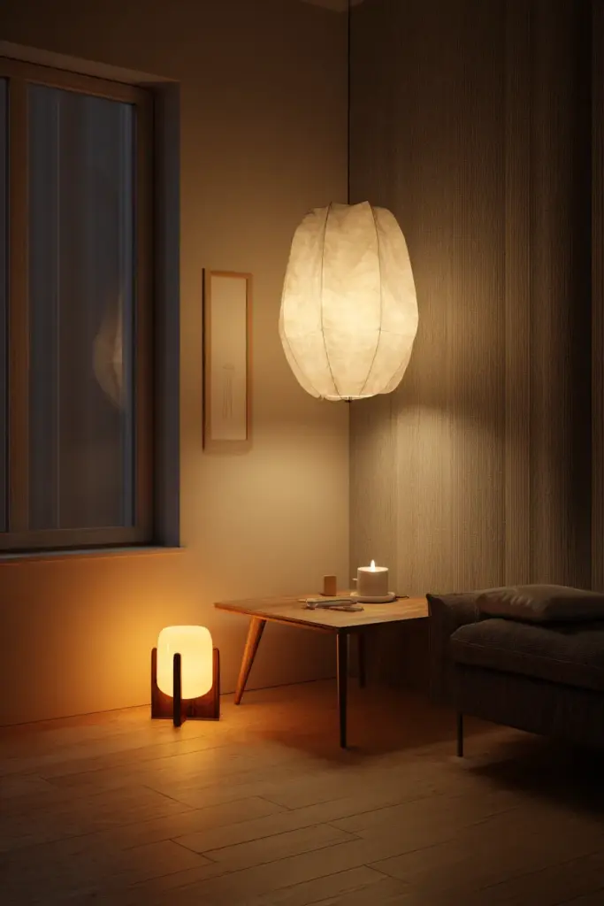 Soft Ambient Lighting Setup