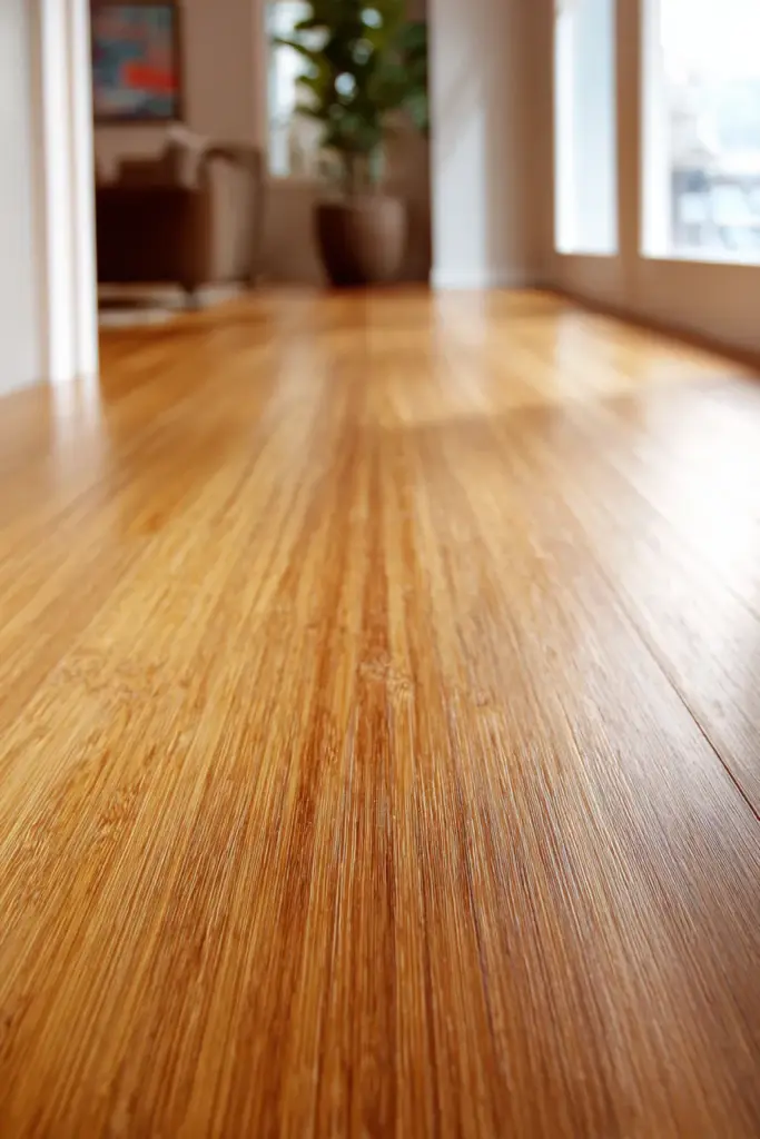 Strand-Woven Bamboo Flooring Texture
