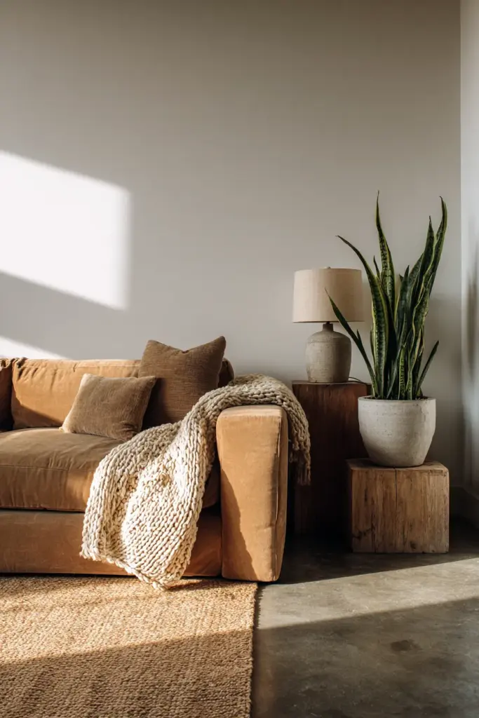 Warm Neutrals Styling Scene