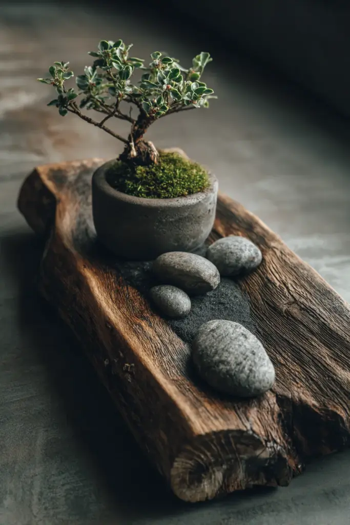 DIY Japandi Bonsai Stand