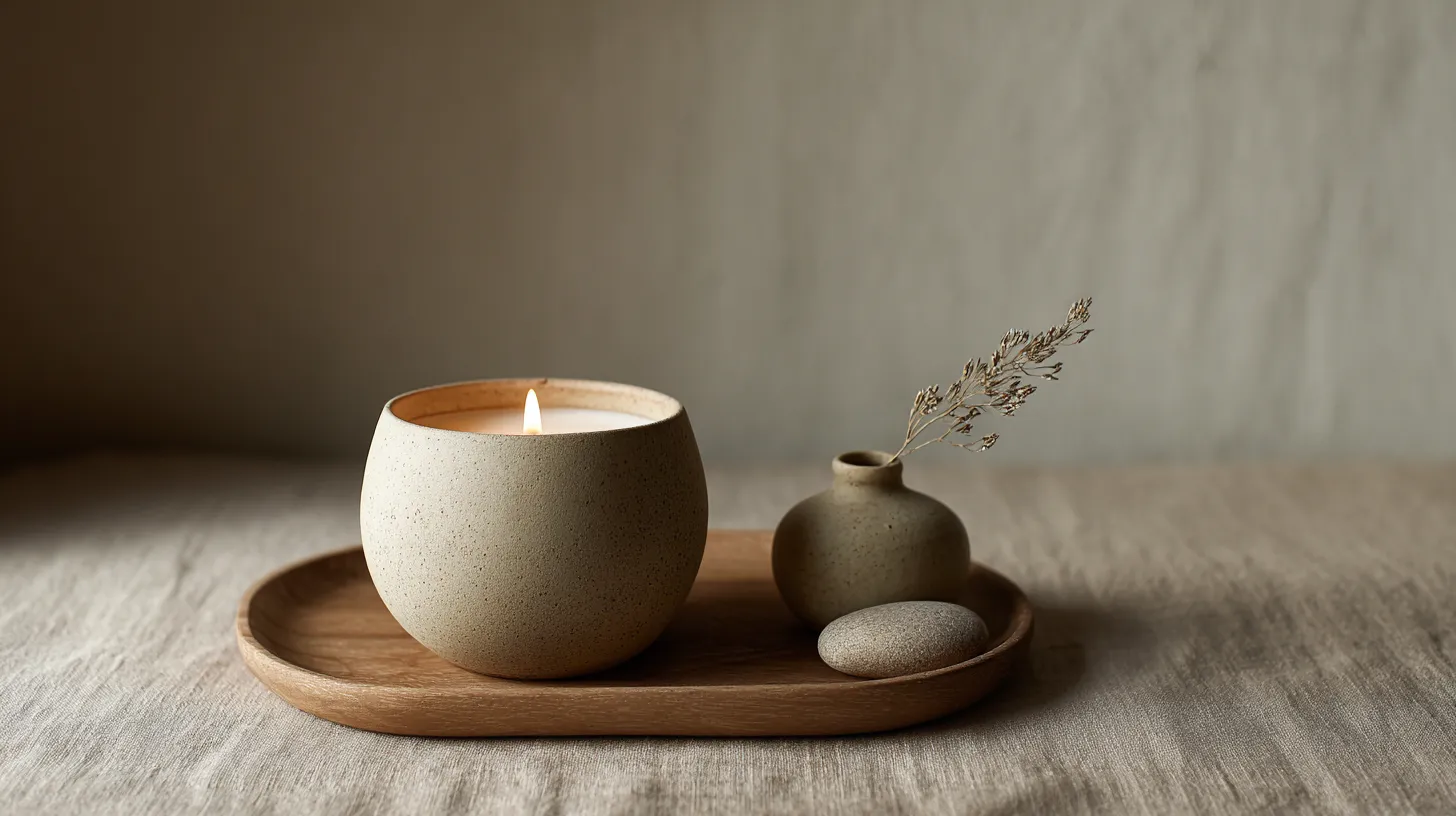 DIY Japandi Candles Featured